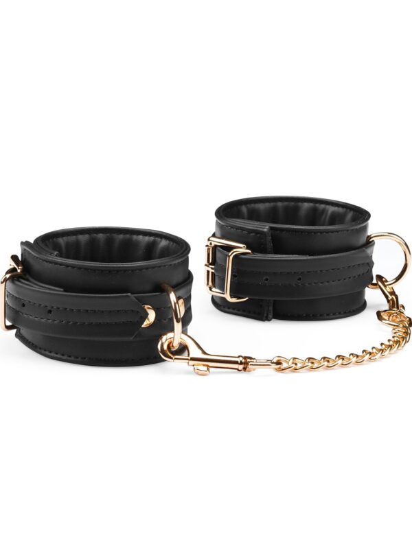 Liebe Seele – Black Organosilicon Wrist Cuffs käerauad