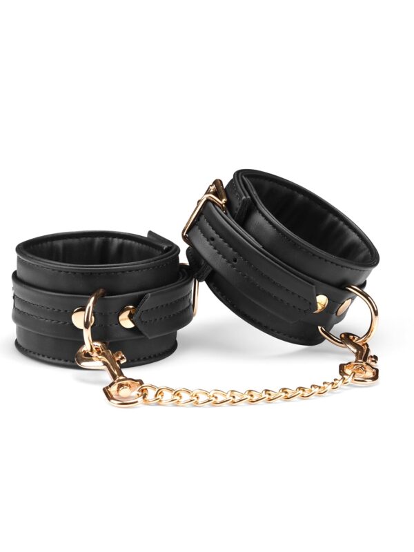 Liebe Seele – Black Organosilicon Ankle Cuffs käerauad