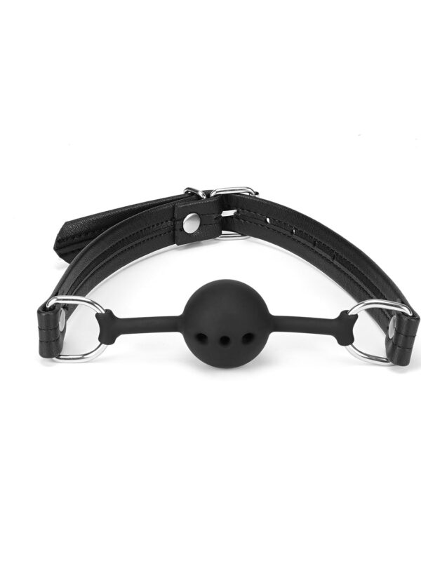 Liebe Seele – Black Bond Ball Gag suupall