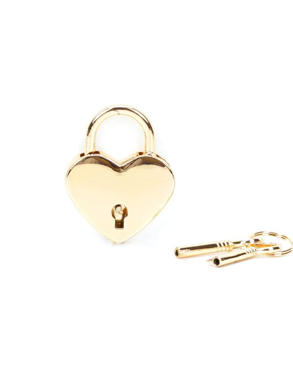 Liebe Seele – Gold Heart Shape Padlock tabalukk