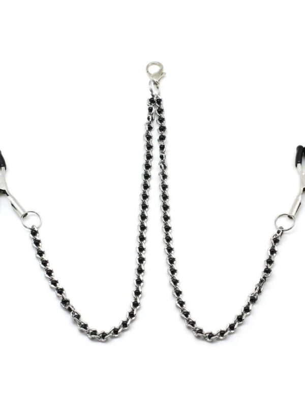 Liebe Seele – Black Beads Chains & Nipple Clamps nibuklambrid