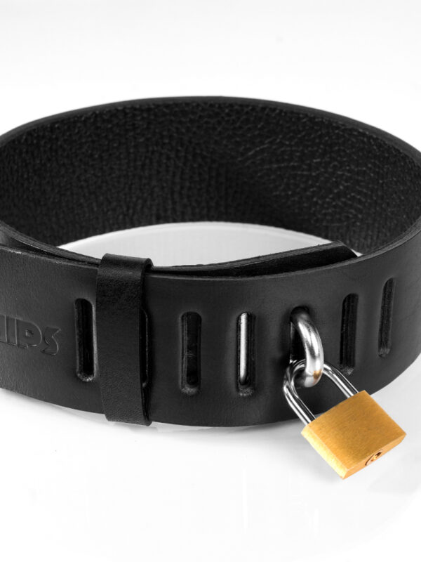Whips – Primal Bond Lock Collar Black kaelarihm