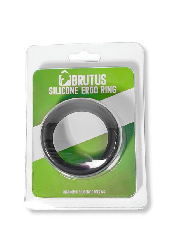 Brutus – Black Silicone Ergo Ring peeniserõngas
