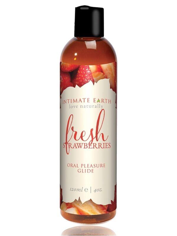 Intimate Earth – Fresh Strawberries Flavored Glide maitsega libesti
