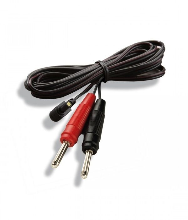 Mystim – Roundplug to 4 mm Banana Plug adapter